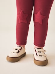 Dark Red Cosy Fleece Lined Leggings (3mths-7yrs) - Image 4 of 8