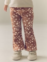 Estampado de ciervo - Leggings acampanados de canalé (3 meses-7 años) - Imagen 2 de 8