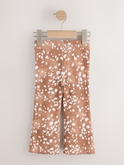 Estampado de ciervo - Leggings acampanados de canalé (3 meses-7 años) - Imagen 6 de 8