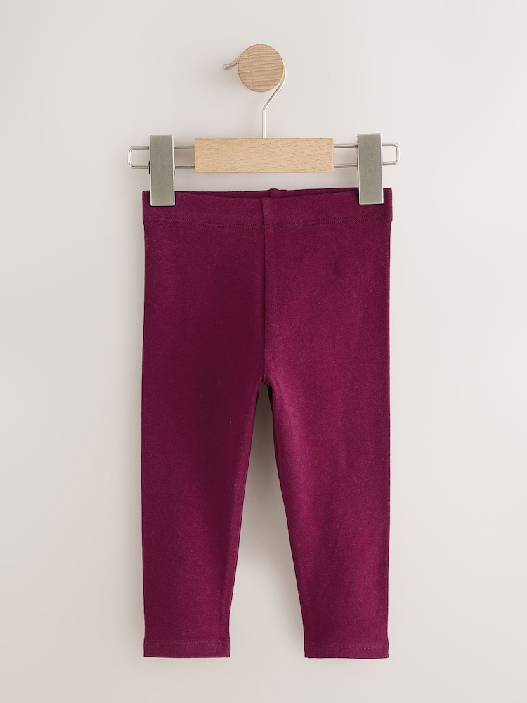 Burgundy Red Plain Leggings (3mths-7yrs) - Image 1 of 4 Burgundy Red Plain Leggings (3mths-7yrs) - Image 1 of 4