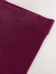 Burgundy Red Plain Leggings (3mths-7yrs) - Image 4 of 4