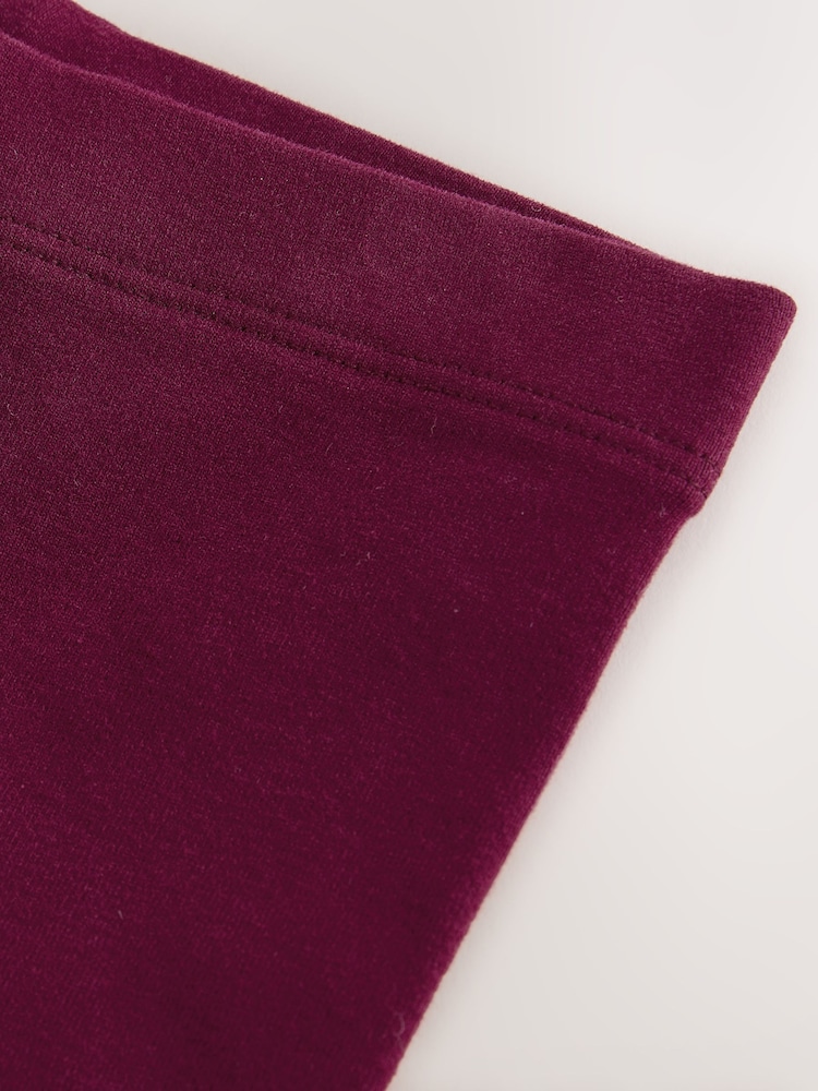 Burgundy Red Plain Leggings (3mths-7yrs) - Image 4 of 4 Burgundy Red Plain Leggings (3mths-7yrs) - Image 4 of 4