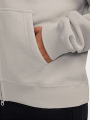 Nike Cream Studio Fleece Plush Full-Zip Hoodie - Image 3 of 3