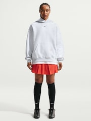 Nike Birch White Studio Fleece Oversized Hoodie - Image 1 of 5