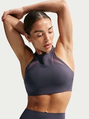 Nike Gridiron Grey Universa Medium-Support Sports Bra - Image 2 of 5