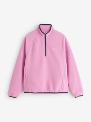 Nike Pink Rise Sportswear Oversized Fleece Long-Sleeve Fleece - Image 1 of 1