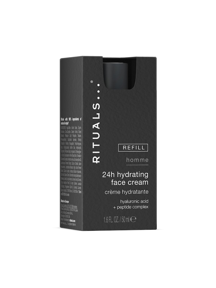 Rituals Homme 24h Hydrating Face Cream Refill Hyaluronic Acid + Peptide Complex 50ml - Image 2 of 5