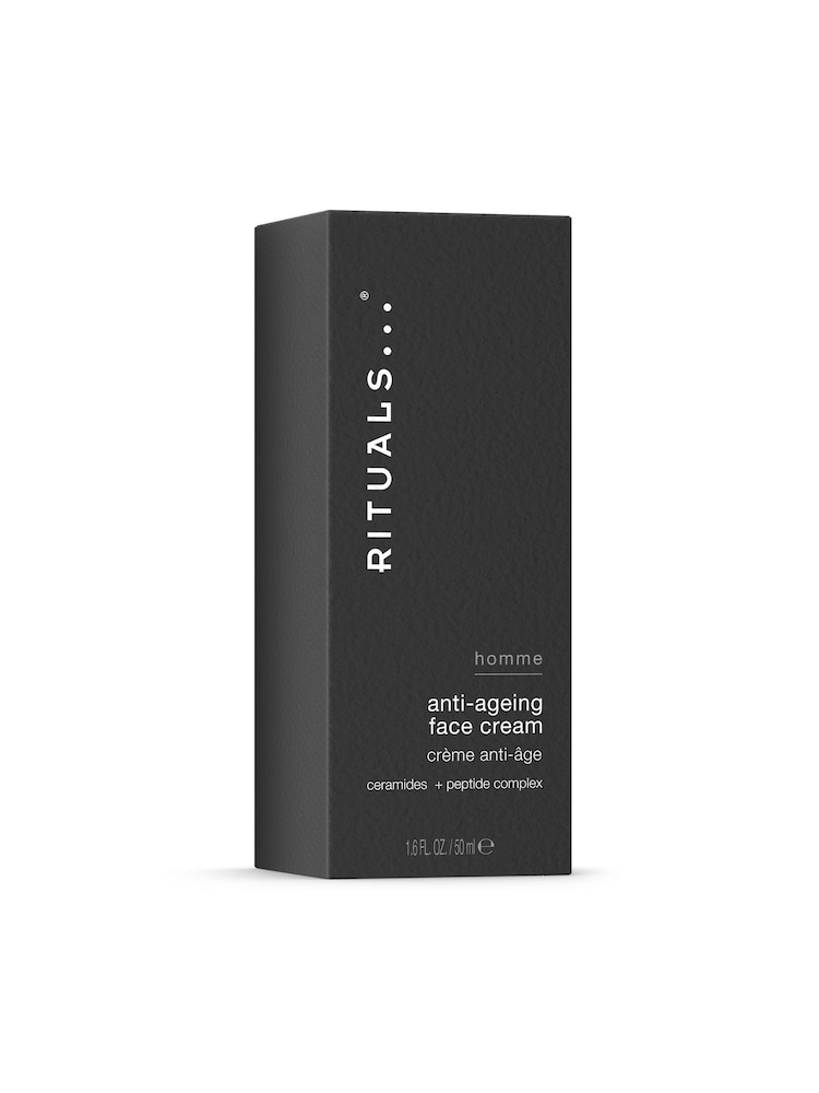 Rituals Homme Anti-Ageing Face Cream Ceramides + Peptide Complex 50ml - Image 2 of 5 Rituals Homme Anti-Ageing Face Cream Ceramides + Peptide Complex 50ml - Image 2 of 5
