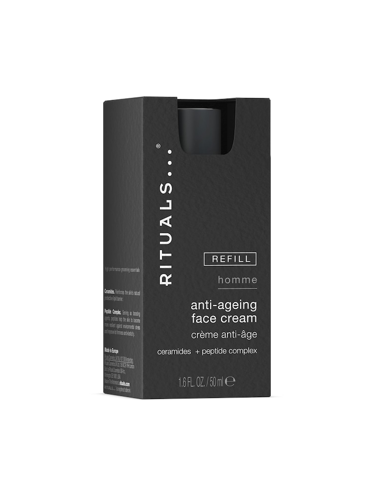 Rituals Homme AntiAgeing Face Cream Refill Ceramides + Peptide Complex 50ml - Image 2 of 5