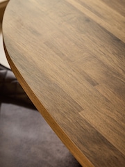 Dark Natural Bronx 6 to 8 Seater Extending Dining Table - Image 8 of 11