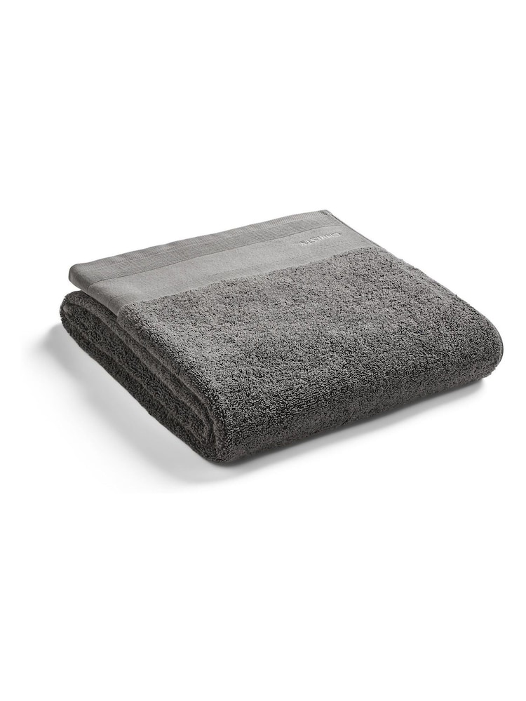 Christy Charcoal Signature Luxury 800GSM Turkish Cotton Towel - Image 4 of 4