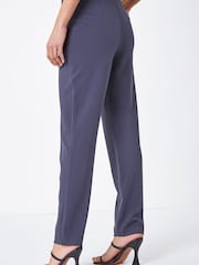 Roman Grey Long Straight Leg Stretch Trousers - Image 3 of 5