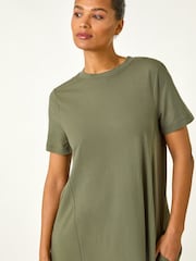 Roman Relaxed T-Shirt Stretch Dress - Image 4 of 5
