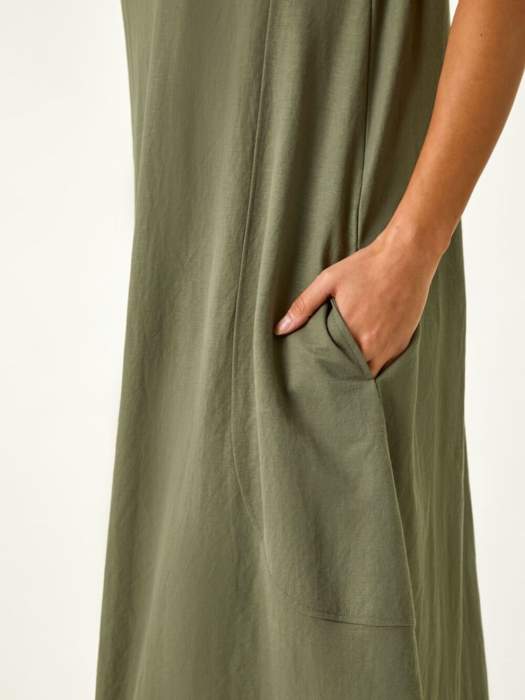 Roman Relaxed T-Shirt Stretch Dress - Image 5 of 5 Roman Relaxed T-Shirt Stretch Dress - Image 5 of 5