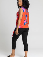 Roman Black Petite Stretch Crop Denim Leggings - Image 3 of 4