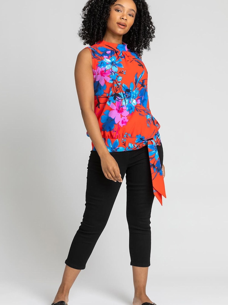 Roman Black Petite Stretch Crop Denim Leggings - Image 4 of 4