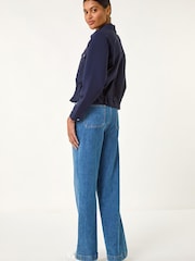 Roman Blue Utility Collared Pocket Jacket - Image 4 of 5