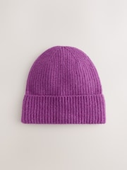 Purple Cosy Beanie Hat (1-16yrs) - Image 1 of 3
