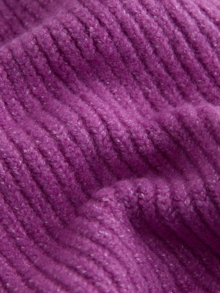 Purple Cosy Beanie Hat (1-16yrs) - Image 2 of 3