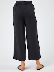 Roman Black Waist Tie Detail Culottes - Image 2 of 4