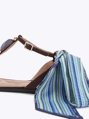 Carvela Brown Sorrento Gem Flat Sandals - Image 4 of 4