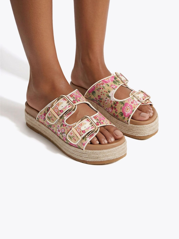 Carvela Brown Perla Flatform Sandals - Image 1 of 5 Carvela Brown Perla Flatform Sandals - Image 1 of 5