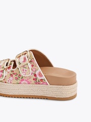 Carvela Brown Perla Flatform Sandals - Image 5 of 5