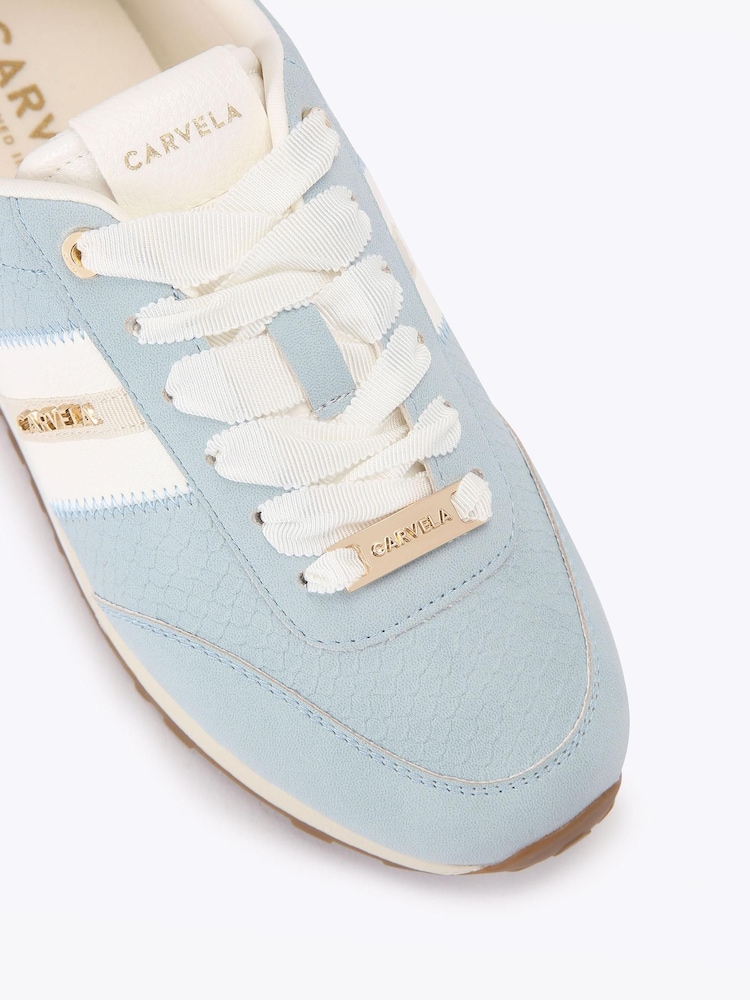 Carvela Blue Mio Trainers - Image 5 of 5