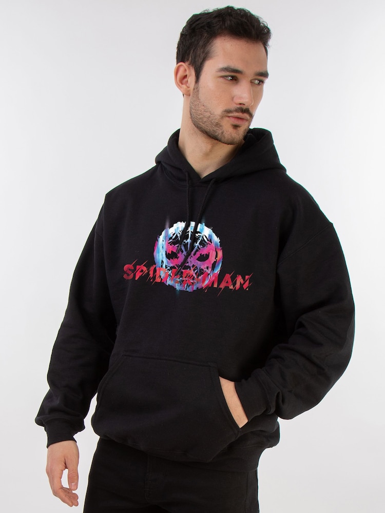 Brands In Marvel Spider-Man Glitched Logo Hoodie - Image 1 sur 5