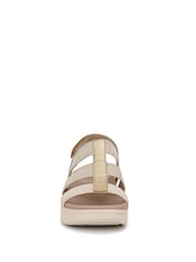 Vionic Gold Sabrina Wide Fit Arch Support Strappy Sandals - Image 4 of 7
