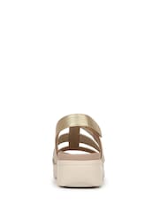 Vionic Gold Sabrina Wide Fit Arch Support Strappy Sandals - Image 5 of 7