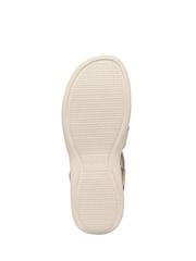 Vionic Gold Sabrina Wide Fit Arch Support Strappy Sandals - Image 7 of 7