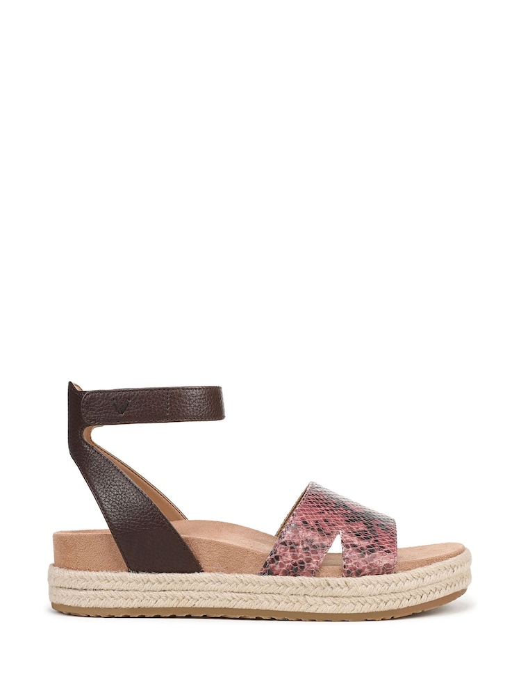 Rojo - Vionic Yucca Regular Fit Arch Support Espadrille Sandals - Imagen 1 de 7