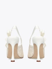 Steve Madden White Lace Brylie Sandals - Image 4 of 4
