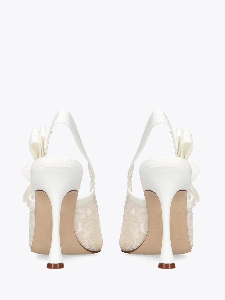 Steve Madden White Lace Brylie Sandals - Image 4 of 4