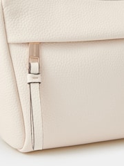 Accessorize Cream Zip Front Crossbody Bag - Image 2 of 3