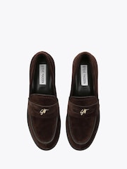 Steve Madden Brown Motor Suede Shoes - Image 2 of 4