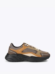 KG Kurt Geiger Dark Brown Lloyd Trainers - Image 1 of 4