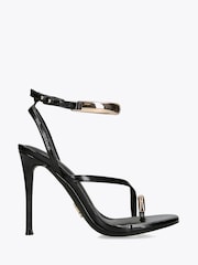 Steve Madden Black Tia Sandals - Image 1 of 4