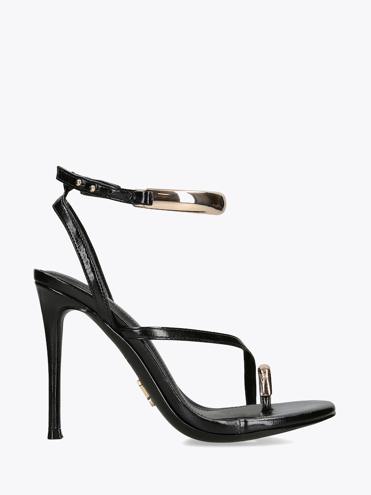 Steve Madden Black Tia Sandals - Image 1 of 4 Steve Madden Black Tia Sandals - Image 1 of 4