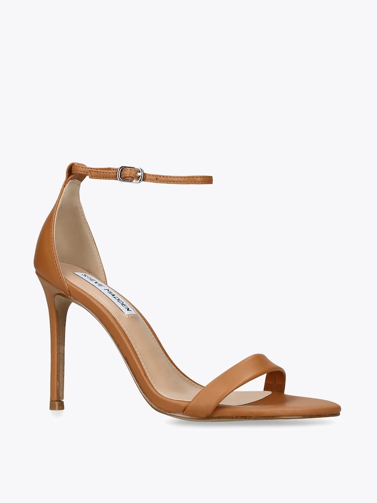 Steve Madden Brown Tecy Leather Sandals - Image 2 of 4 Steve Madden Brown Tecy Leather Sandals - Image 2 of 4