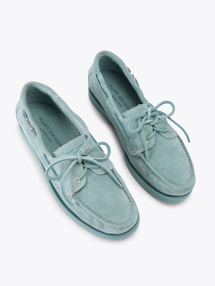 Kurt Geiger London Blue Somerville Boat Shoes - Image 2 of 4