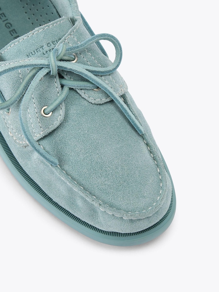 Kurt Geiger London Blue Somerville Boat Shoes - Image 4 of 4