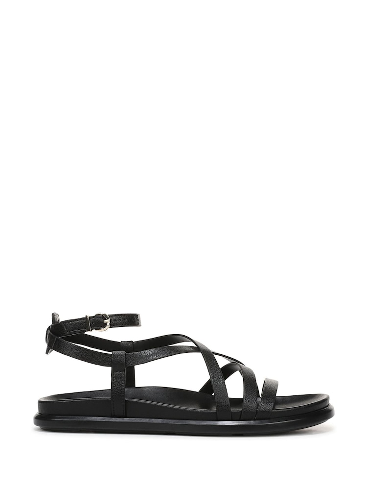 Naturalizer Black Fame Wide Fit Strappy Sandals - Image 1 of 7