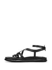 Naturalizer Black Fame Wide Fit Strappy Sandals - Image 2 of 7