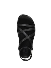 Naturalizer Black Fame Wide Fit Strappy Sandals - Image 4 of 7