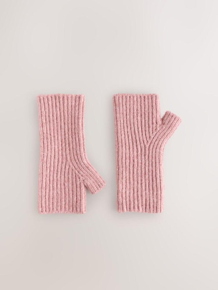 Rosa ruborizado - Cosy Arm Warmers (5-16yrs) - Imagen 1 de 3