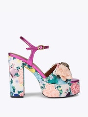 Kurt Geiger London White Kensington Platform Sandals - Image 2 of 5