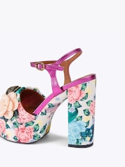 Kurt Geiger London White Kensington Platform Sandals - Image 4 of 5