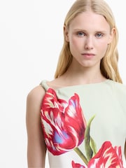 French Connection White Printed Dori Maxi Dress - Image 3 of 6